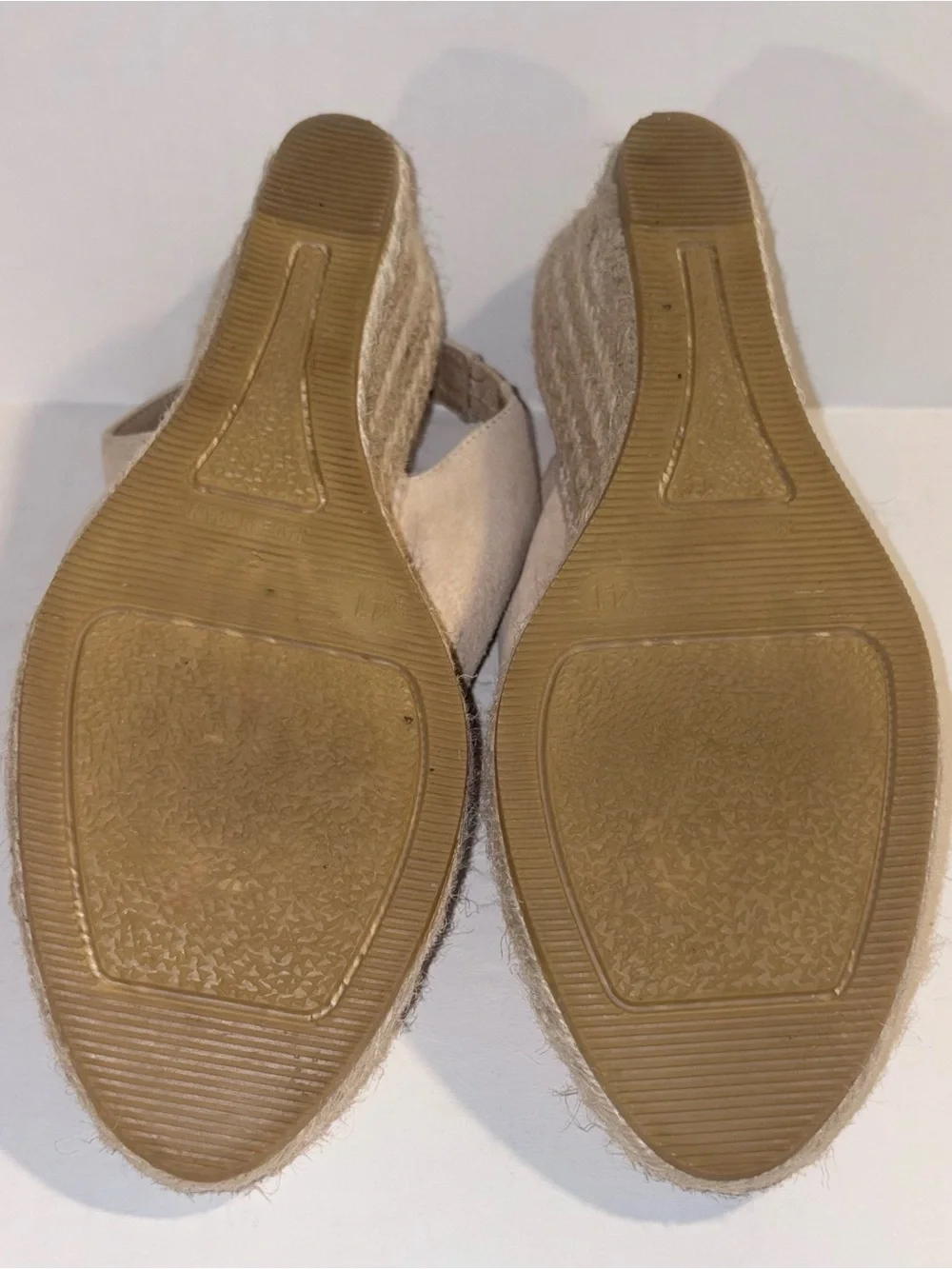 Anthropologie Kanna Tan Suede Wedge Espadrilles 9.5/41